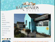 Tablet Screenshot of harmoniessalon.com